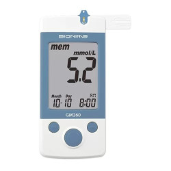 جهاز قياس نسبة الجلوكوز في الدم من بايونيم ، طراز BIO-GM260